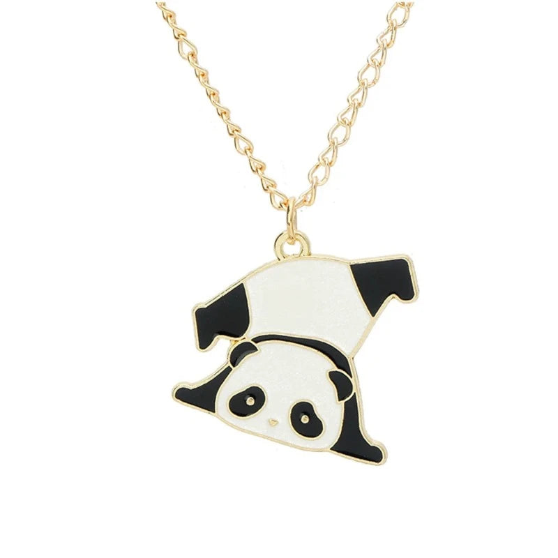 Collar Panda Colgante Oro A