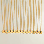 Collar con colgante de piedra de nacimiento