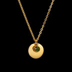 Collar con colgante de piedra de nacimiento