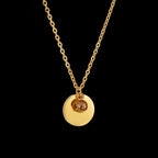 Collar con colgante de piedra de nacimiento