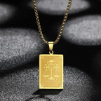 Collar Colgante con Signo del Zodiaco