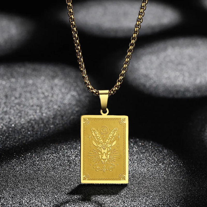 Collar Colgante con Signo del Zodiaco