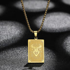 Collar Colgante con Signo del Zodiaco