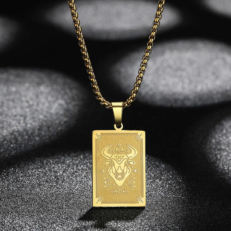 Collar Colgante con Signo del Zodiaco