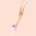 Collar Colgante Muñeco de Nieve de Navidad