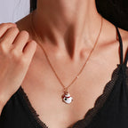 Collar Colgante Muñeco de Nieve de Navidad