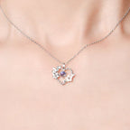 Collar Colgante Corazón Piedra de Luna