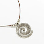 Collar Colgante Concha Espiral