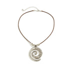 Collar Colgante Concha Espiral