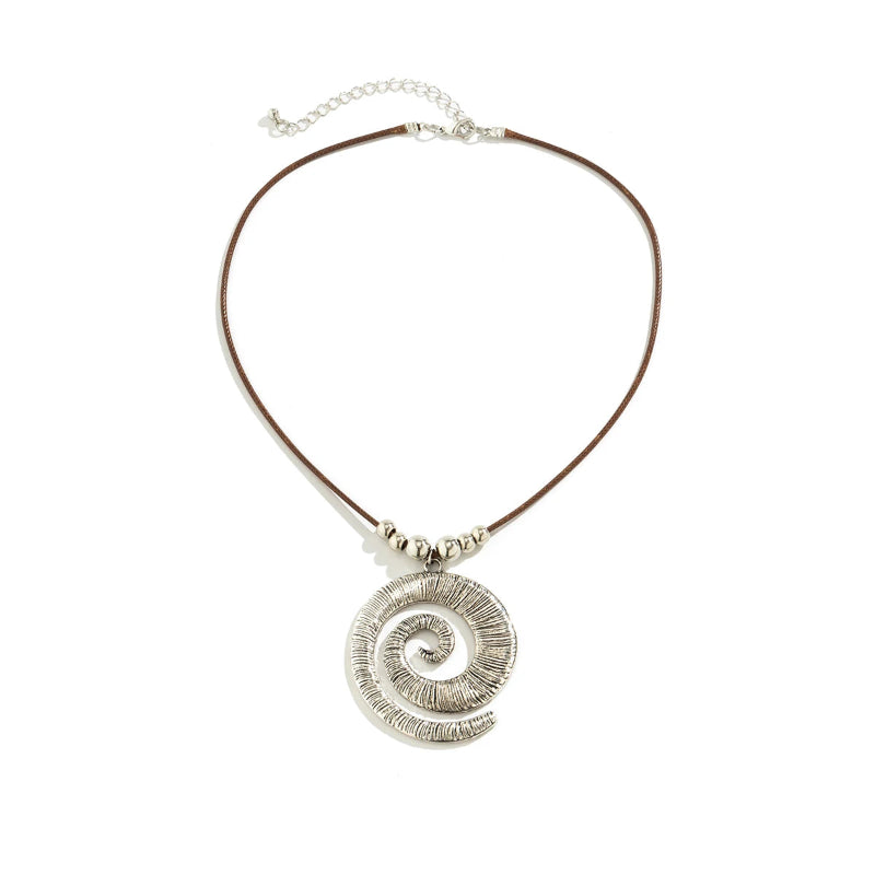 Collar Colgante Concha Espiral