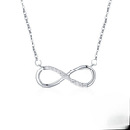 Collar Colgante de Encanto con Zirconia Infinita