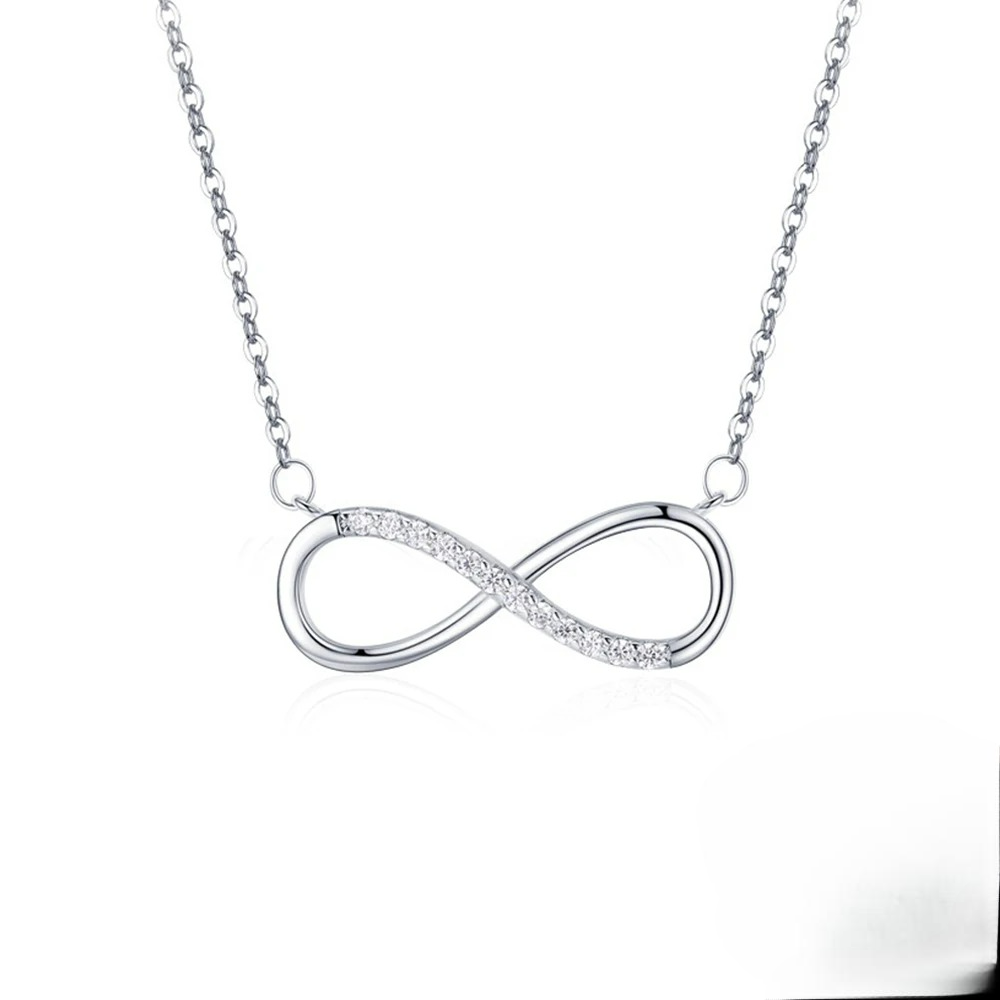 Collar Colgante de Encanto con Zirconia Infinita