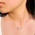 Collar Colgante de Encanto con Zirconia Infinita