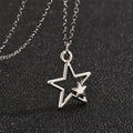 Collar Colgante Doble Estrella