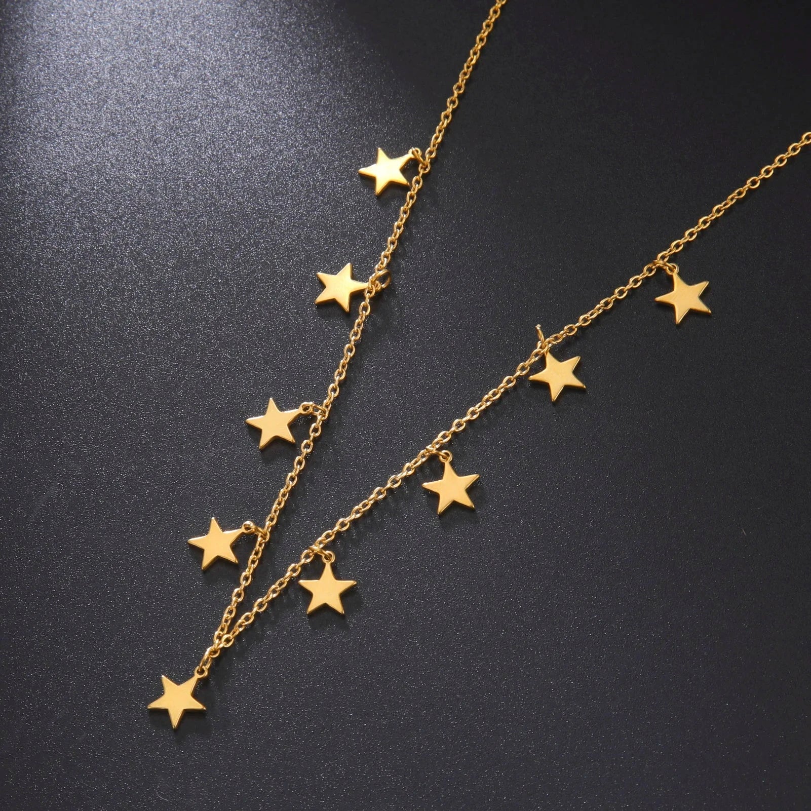 Collar Colgante Estrella Astrología oro