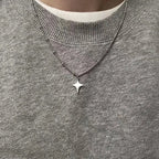 Collar Colgante Estrella para Hombre 1