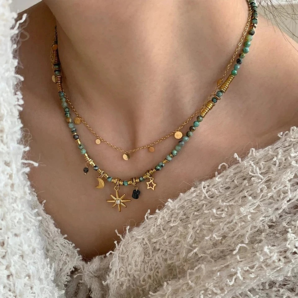 Collar Colgante Estrella Estilo Bohemio