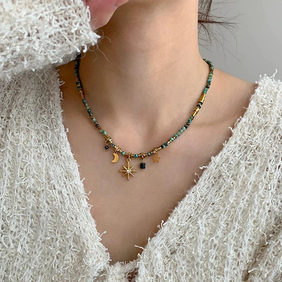 Collar Colgante Estrella Estilo Bohemio