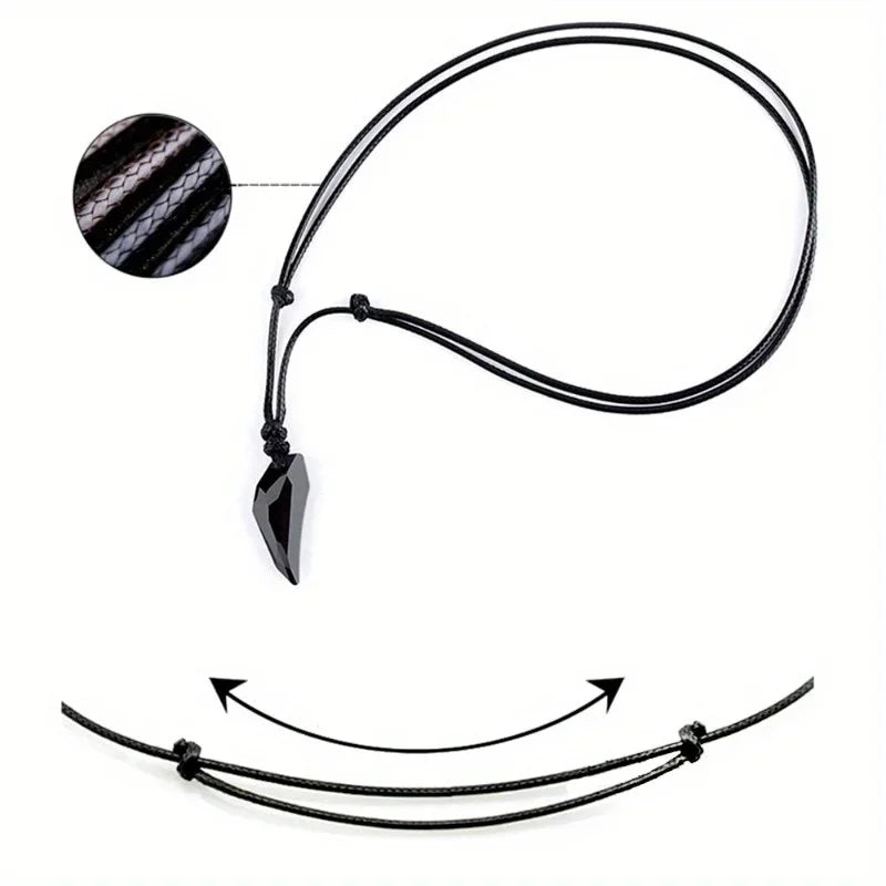 Collar Colgante Falsa Diente de Lobo