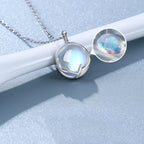 Collar Colgante Fertilidad con Piedra de Luna de Circón