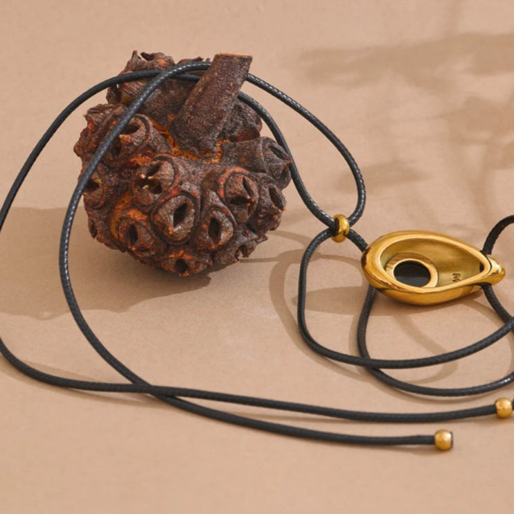 Collar Colgante Gota de Agua Estilo Bohemio oro