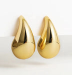 Collar Colgante Gran Gota de Agua oro