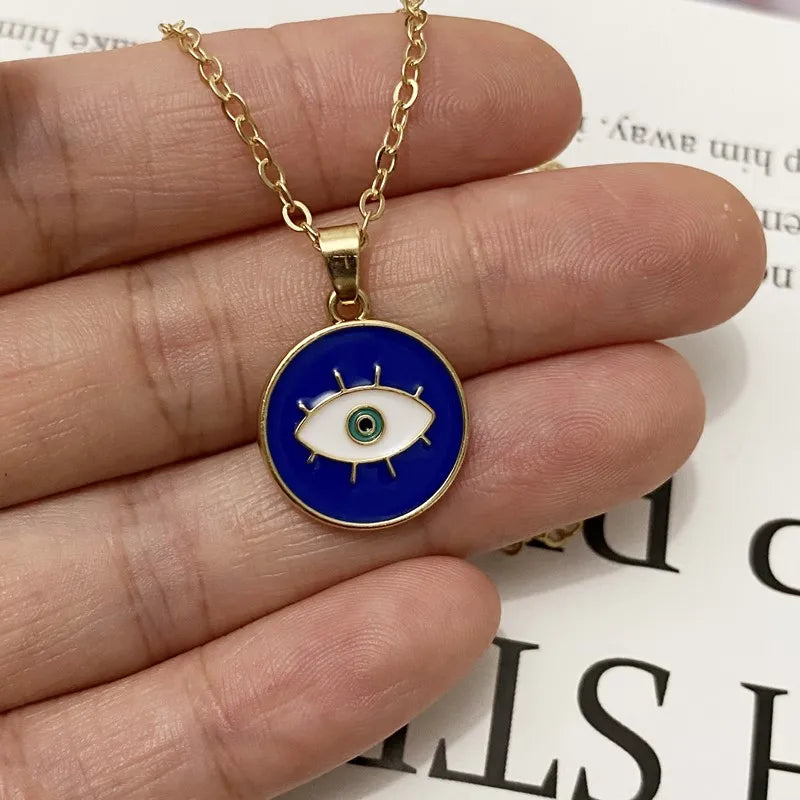 Collar Colgante Nazar Boncuk Azul