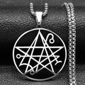 Collar Colgante Necronomicon Lovecraft Cthulhu plata