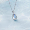 Collar Colgante Oval Fertilidad de la Mujer Piedra de Luna