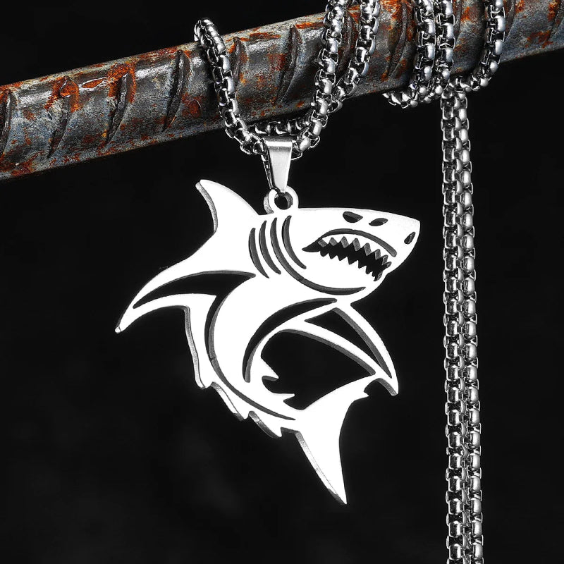 Collar Colgante de Tiburón para Hombre