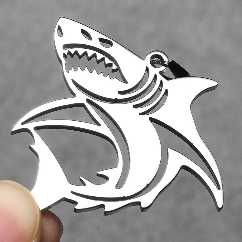 Collar Colgante de Tiburón para Hombre