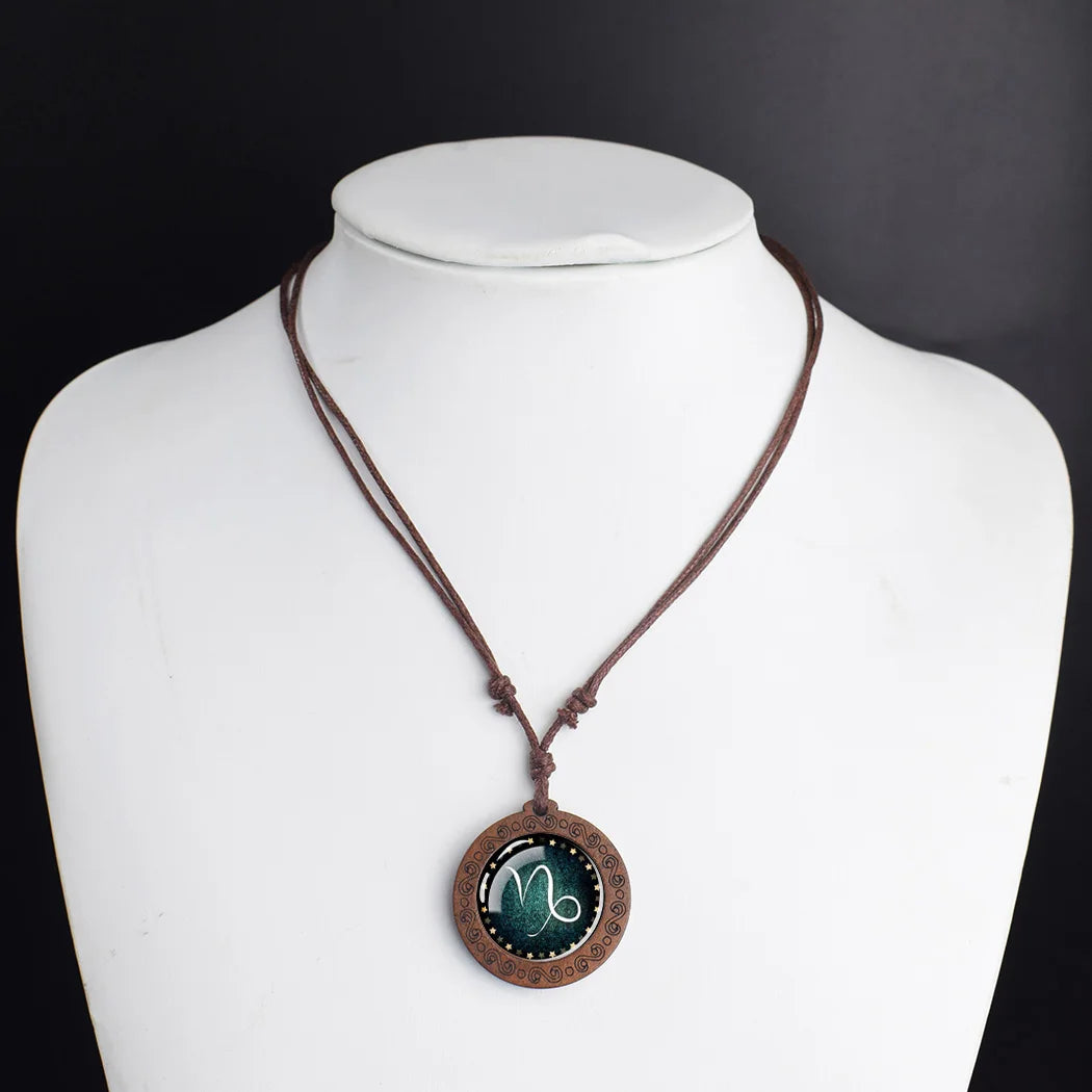 Collar Colgante Signo del Zodiaco 12 Constelaciones capricornio