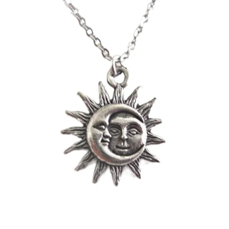 Collar Colgante Sol y Luna Hombre o Mujer
