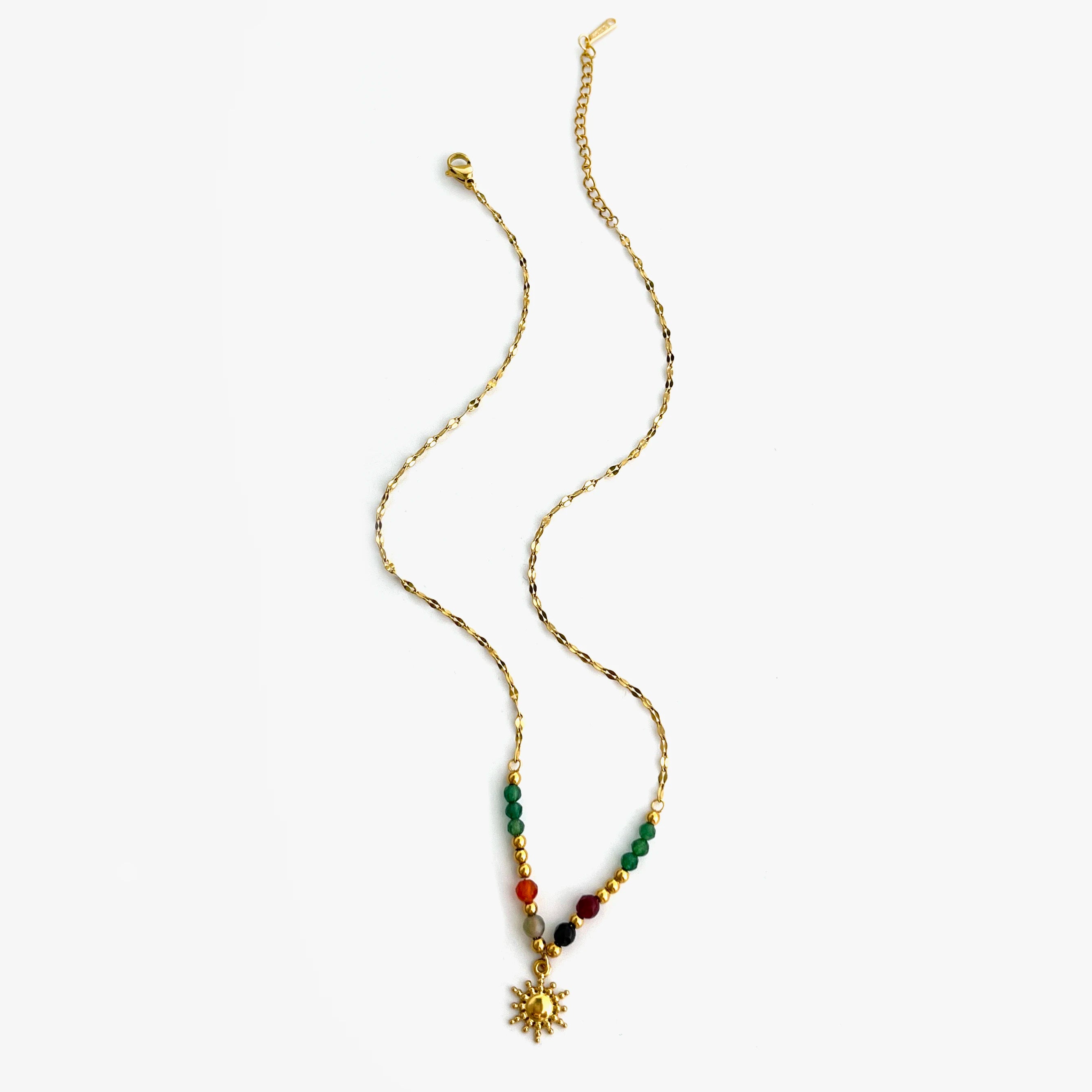 Collares Colgante Sol y Perlas a