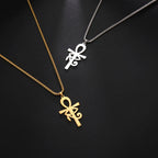 Collar Colgante Estilo Egipcio Cruz Ankh