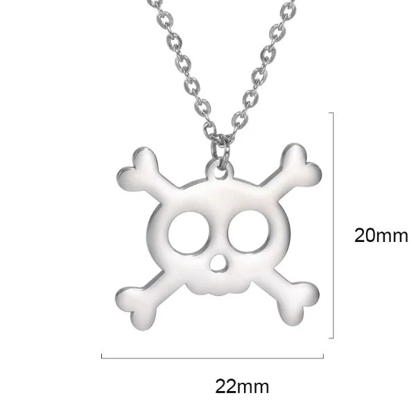 Collar Colgante Cabeza de Calavera
