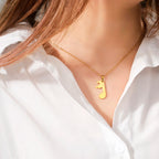 Collares para Parejas Colgante Nota Musical oro