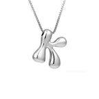 Collar para mujer con colgante de inicial - letra 