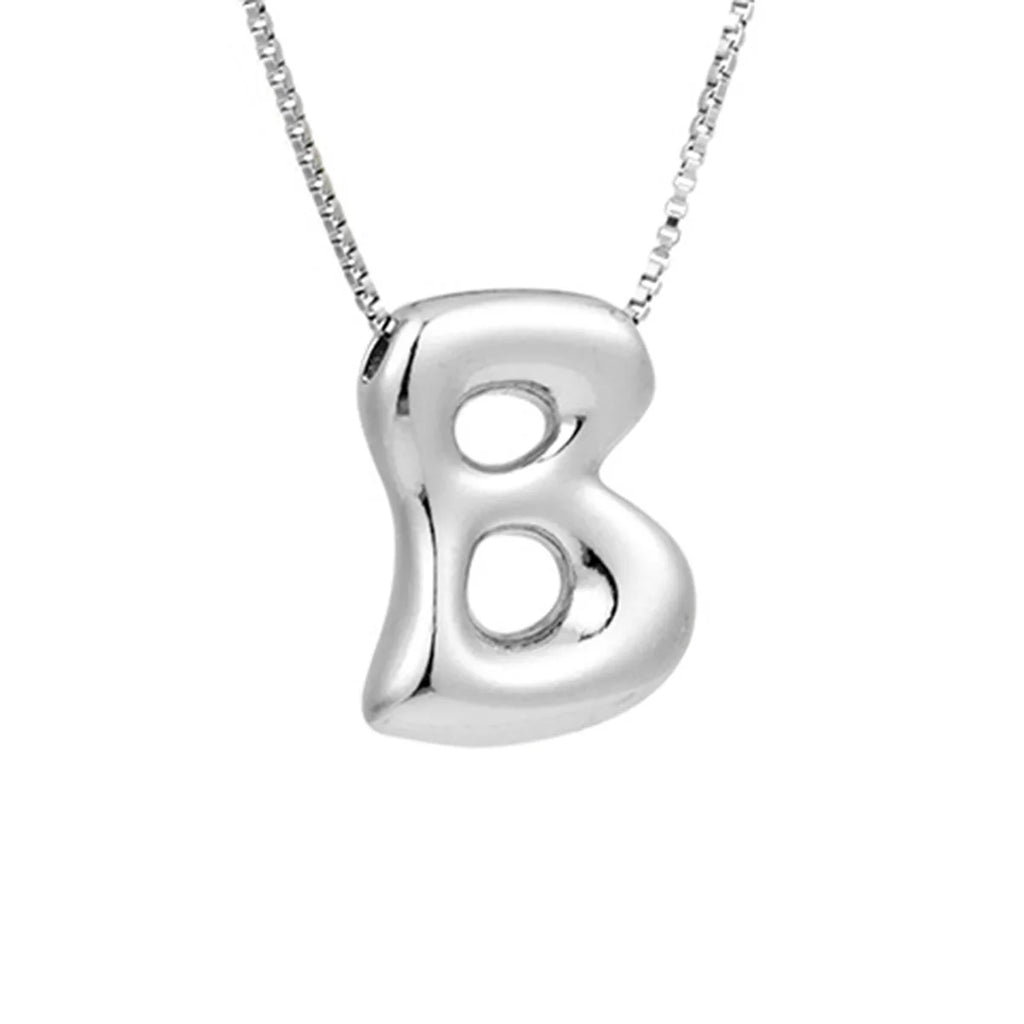 Collar para mujer con colgante de inicial - letra 