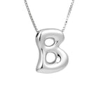 Collar para mujer con colgante de inicial - letra 