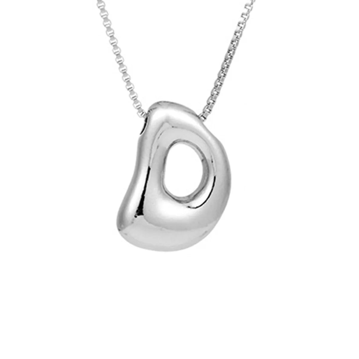 Collar para mujer con colgante de inicial - letra 
