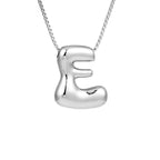 Collar para mujer con colgante de inicial - letra 