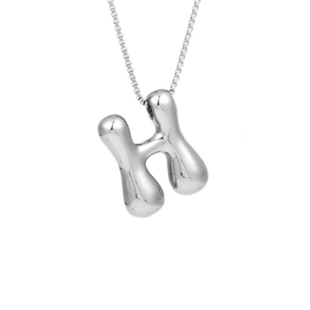 Collar para mujer con colgante de inicial - letra 