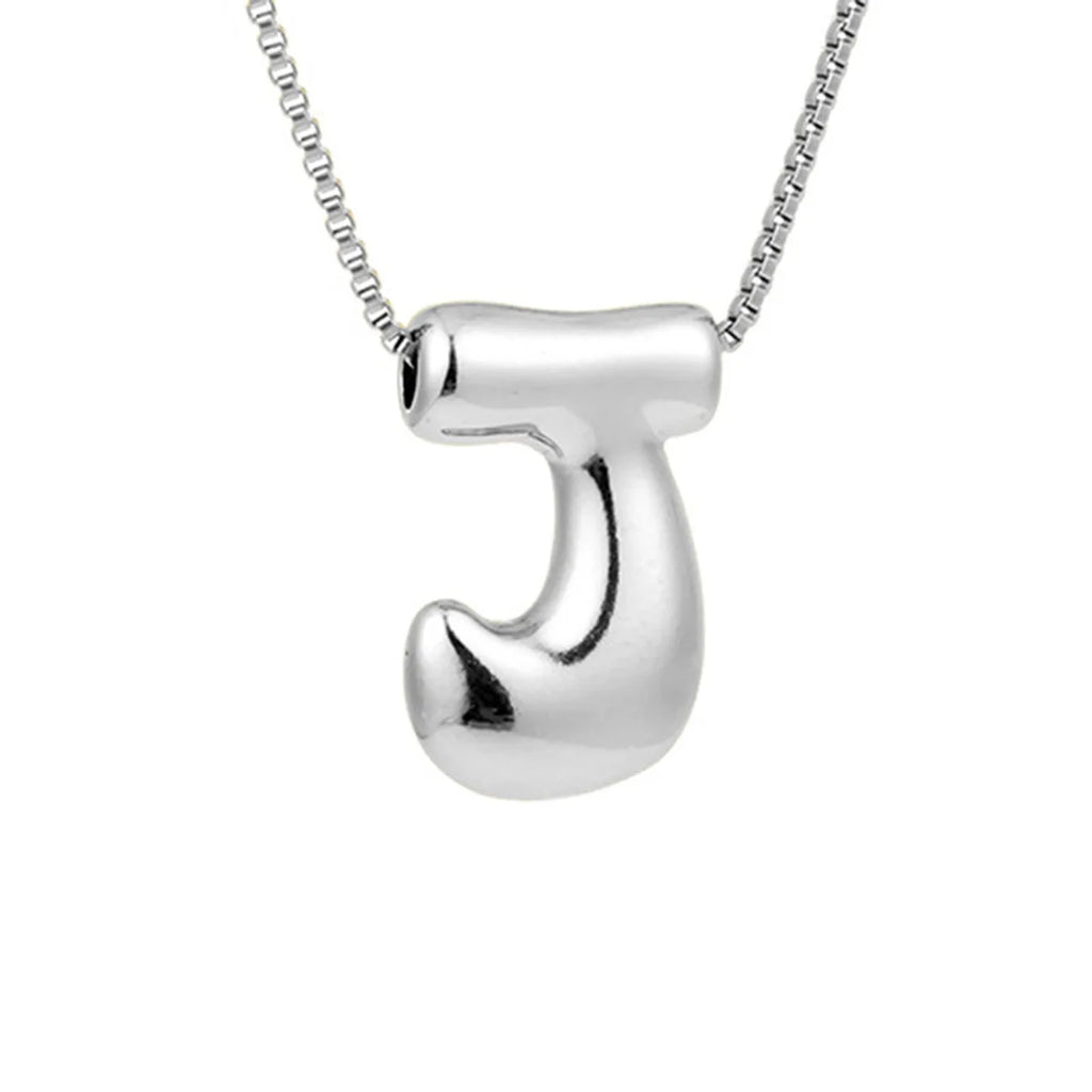 Collar para mujer con colgante de inicial - letra 