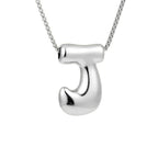 Collar para mujer con colgante de inicial - letra 