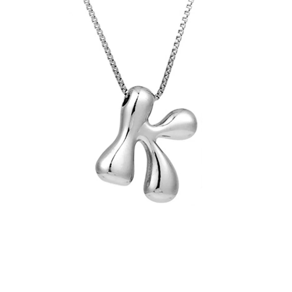 Collar para mujer con colgante de inicial - letra 
