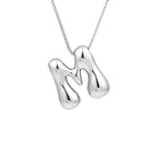 Collar para mujer con colgante de inicial - letra 
