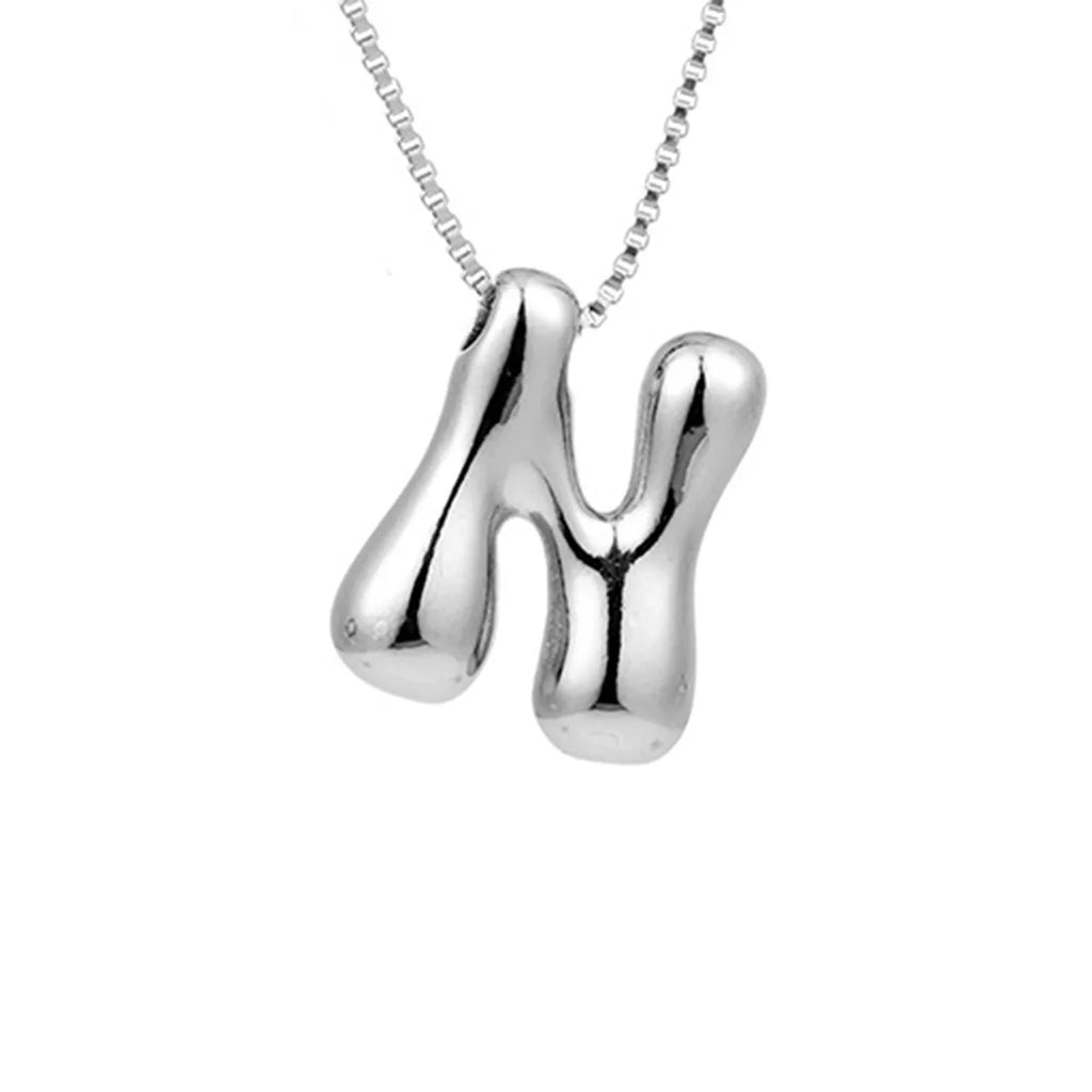 Collar para mujer con colgante de inicial - letra 