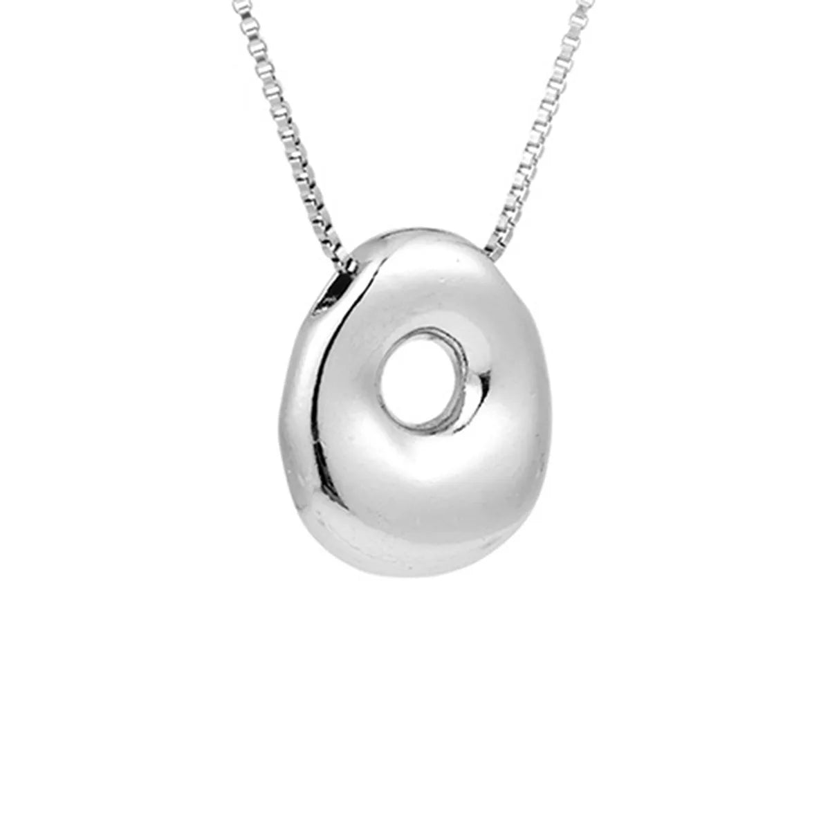Collar para mujer con colgante de inicial - letra 