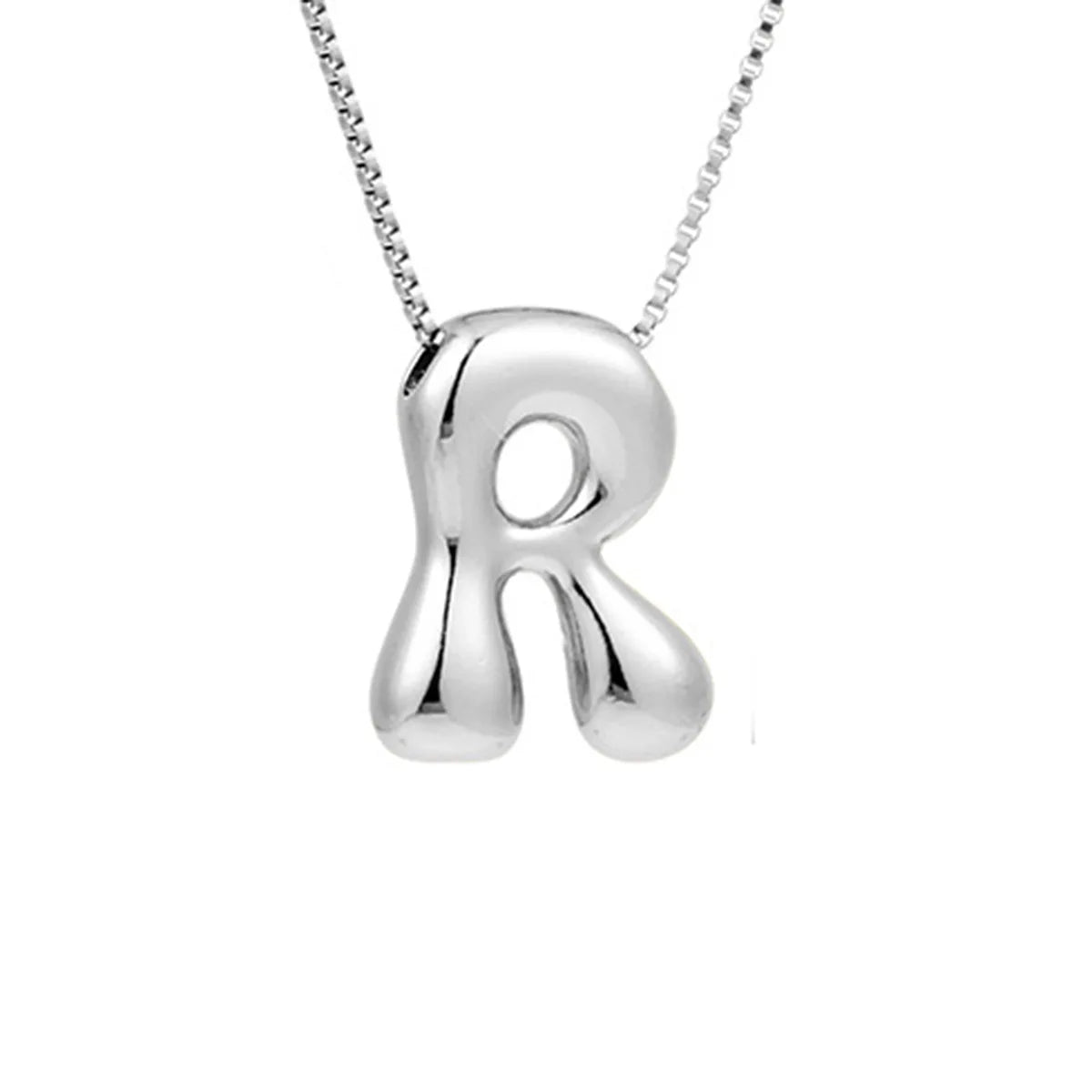 Collar para mujer con colgante de inicial - letra 